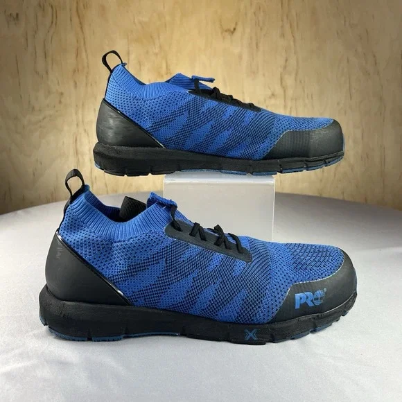 Timberland PRO Radius Men's 10 Slip-On Safety Toe Knit Work Shoes Composite Toe - Picture 3 of 16